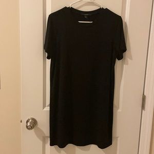 F21 black t-shirt dress, size medium